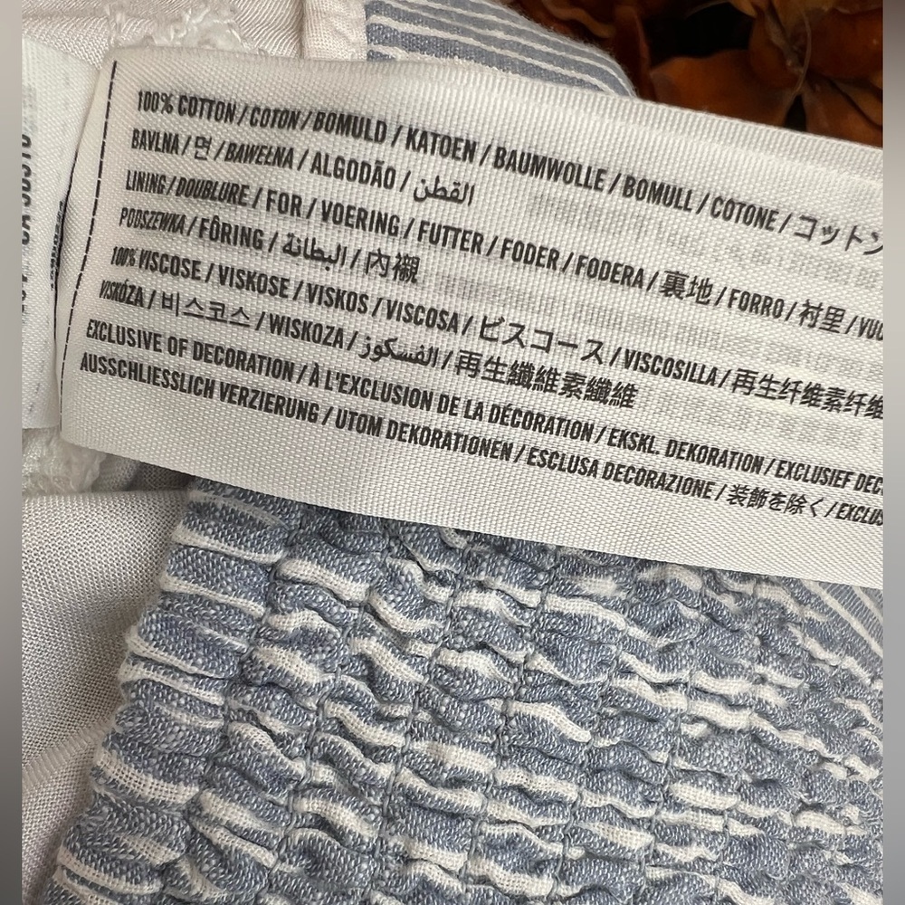 Abercrombie & Fitch Blue and White Striped Dress - Picture 8 of 8